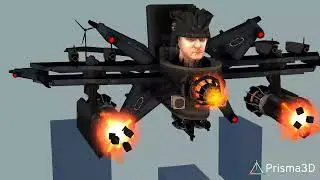astro shredder prisma3d animation