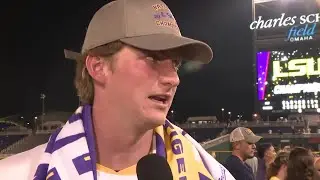 Thatcher Hurd speaks after helping LSU clench national championship