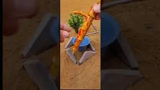 Diy tractor making mini bulldozer#cartoon