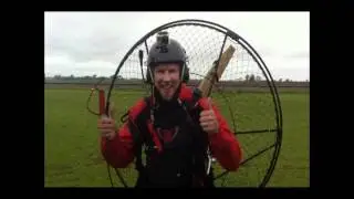 Dennis's Powered Paraglider PPG Footlaunch training and first solo Flight