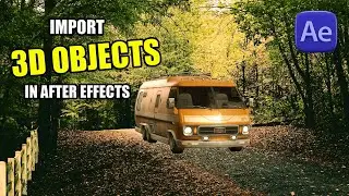 How to Import 3D Models into After | After Effects Tutorial
