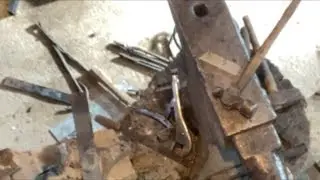 Home Made with Ron is live! forging in the shop ￼