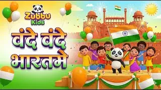 वंदे वंदे भारतमे | Hindi Republic Day Song 2026 | Kids Patriotic Rhymes | Nursery Rhymes