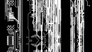 Motherboard Silhouette I - Royalty Free Loop