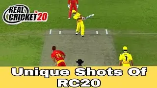 Unique Shots of Real Cricket 20 || Top Most Shots RC20