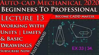 AutoCAD Mechanical Tutorial For Beginner | AutoCAD Tutorial for Mechanical Engineering| Digital CADD