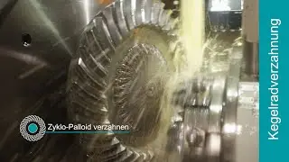 Verzahnen von spiralverzahnten Kegelr&auml;dern. TANDLER Zahnrad- und Getriebefabrik.