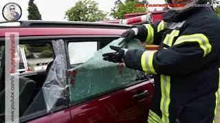 PKW Scheibe entfernen - Technische Hilfeleistung