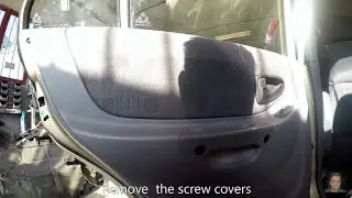 Hyundai Accent  rear door panel removal