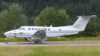 Beechcraft King Air 350 Landing