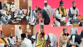 ADONI MIEN SYED HASAN ASKARI MIYA ASHRAFI GULFAROSH MANZIL MAIN TASHRIF FATEHA KHWANI AUR DUA KIYA.