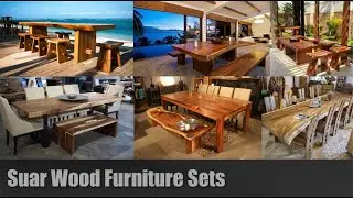 SUAR WOOD FURNITURE SETS  - Modern, Luxury and Elegant Design - Solid Suar Wood - Exotic Furniture
