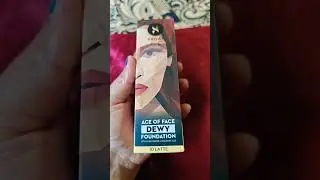 sugar ace of dewy foundation shade 10 latte #sugarcosmetics#foundation #makeup#sugarkiss#ilovesugar