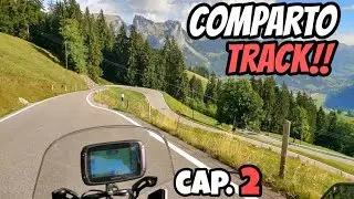 😍el LAGO MAS BONITO de SUIZA🇨🇭VIAJE en MOTO por los ALPES🏞️AFRICA TWIN + BMW1200
