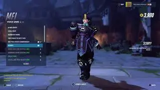 Overwatch XBOX ONE - Mei's Scary! Halloween Voice line