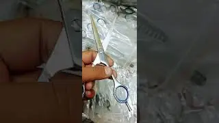 Flat barber scissor polish |barber scissors pakistan|#usa #maxico #shears #salon #japan #scissors