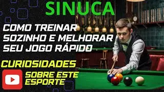 COMO TREINAR SOZINHO E MELHORAR SEU JOGO RÁPIDO NA SINUCA!