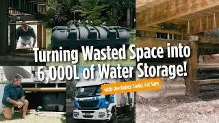 Turning Wasted Space into 6,000L of Water Storage!
