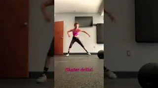 Skater Drills- lateral plyometric work ski prep