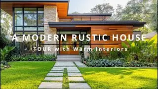 Earthy Tones: A Modern Rustic House Tour with Warm Interiors