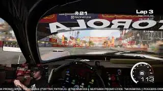 GRID LEGENDS WITH STEERING WHEEL! (Webcam)