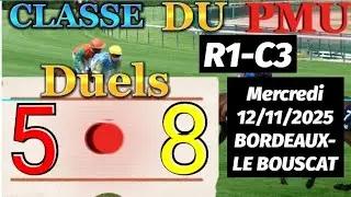 Pronostic PMU: Base Solide du quint&eacute; du mercredi 12/11/2025 BORDEAUX-LE BOUSCAT