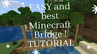 BEST and EASY Minecraft Bridge tutorial ! #shorts