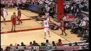 Few dunks & blocks by Rockets Pops Mensah-Bonsu vs. Raptors