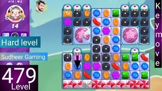 Candy crush saga level 479 ।   Hard level । No boosters । Candy 479 help। Sudheer CC Gaming
