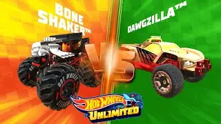 HOT WHEELS UNLIMITED 2 - Bone Shaker Vs Dawgzilla