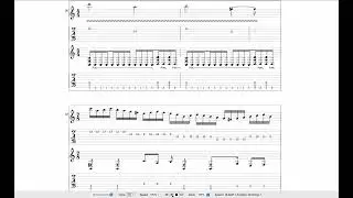 Andy James - Against the Odds Riff and Verse Tab Transcription