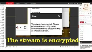 How to Fix  Hikvision NVR. The Stream is encrypted. Please go to the local Configuration interface.