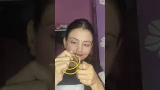 Earing hack using bangles #mafijhamakeover #viralhack #trendingshorts