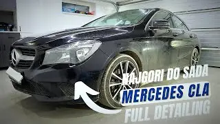 NAJGORI DO SADA!!!  Mercedes CLA Full transformacija / Poliranje / Dubinsko Pranje / Novi Sad