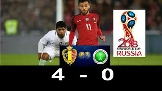 Belgium vs Saudi Arabia 4-0 - Highlights 27/03/2018 HD