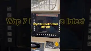 inside wap 7 cab, wap 7 locomotive cab ride #railway #indianrailways