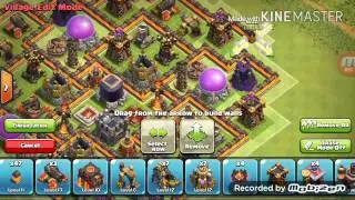 Clash of clans TH10 farming base 275walls(NEW)UPDATE