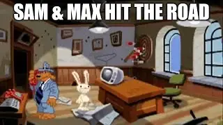SAM & MAX HIT THE ROAD Adventure Game Gameplay Walkthrough - No Commentary Playthrough