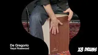 De Gregorio Yaqui Rosewood Cajon - X8 Drums