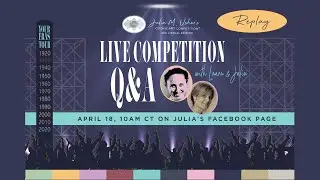 2024 Cookie Art Competition Live Q&A Replay with Julia and Judge Laura Saporiti - April 18, 2024