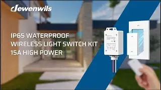 Effortlessly Upgrade Your Outdoor Lighting with DEWENWILS Wireless Switch! - HWLS11Q