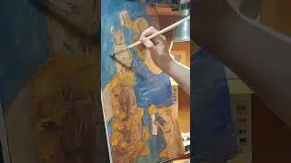 Squirrel Painting Process