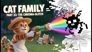 the-cutest-cat-family-ever-daily-life-funny-antics-CAT-FAMILY-PART22-JASPER-&-THE-CHROMA-GLITCH