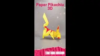 Paper Pikachu 3D Origami