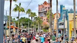 Spring Break 2022 Crowds at Disney's Hollywood Studios in 4K | Walt Disney World Florida March 2022