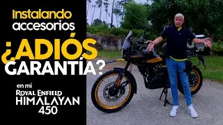 &iquest;Adi&oacute;s garant&iacute;a por instalar accesorios? I Royal Enfield Himalayan 450