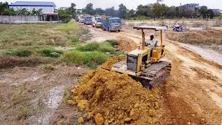 Completed Landfing Project Used KOMATSU D31P Bulldozer