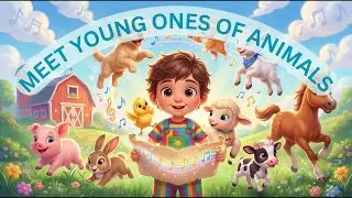 Meet Young Ones of Animals! Meet Baby Animals! 🐶🐱 | Magic Farm Parade Song | Kids Learning Music