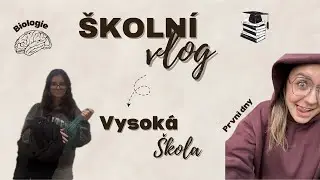 VLOG Z VYSOKÉ ŠKOLY🫢 | první dny, přednášky i dlouhý pauzy 🤪