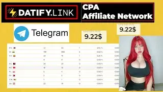 Datify.link Affiliate Marketing from Telegram 2024 !! Earn many online